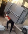 کارگر و کامیون حمل اثاثیه منزل و جهیزیه وادارات